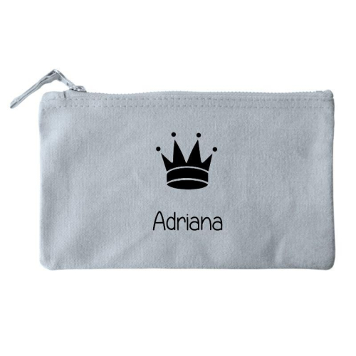 Bolsa pequeña personalizada gris