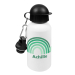 Botella de agua con personalización arcoíris