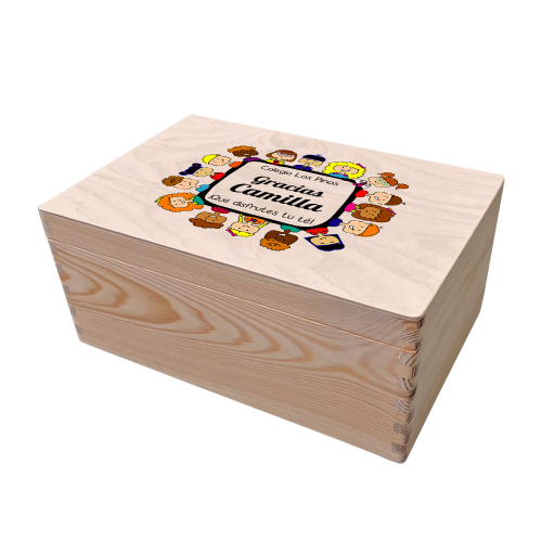 Caja de agradecimiento para maestra
