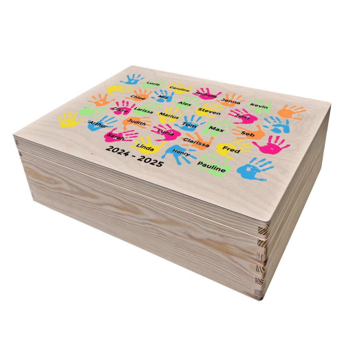 Caja de herramientas personalizada manos de niños personalizado