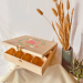 Caja de té personalizada con 12 compartimentos gracias maestra