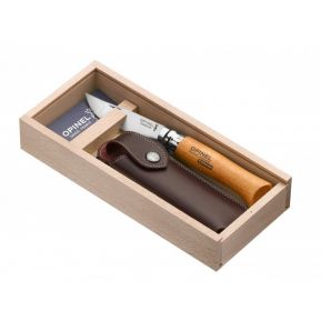 Caja para navaja Opinel no 8 en carbono grabado