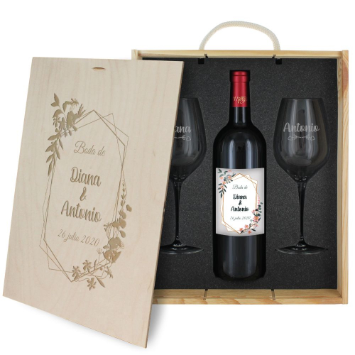 Set de Copas de Vino Personalizadas