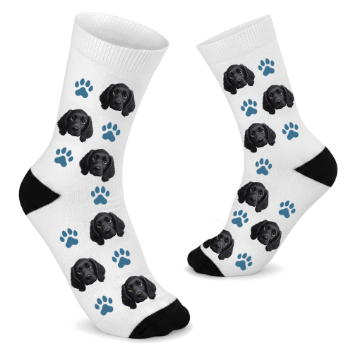 Calcetines personalizados estilo pel&iacute;cula de animaci&oacute;n