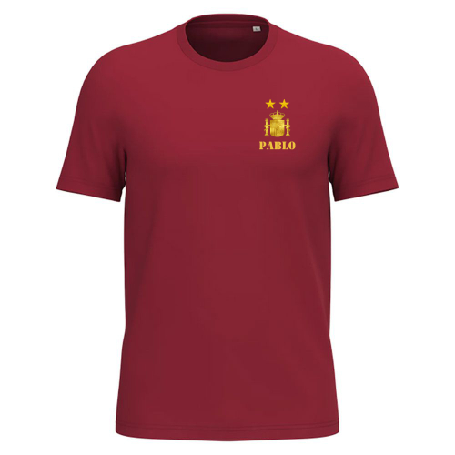 Camiseta de hombre 2 estrellas 100 % algod&oacute;n org&aacute;nico
