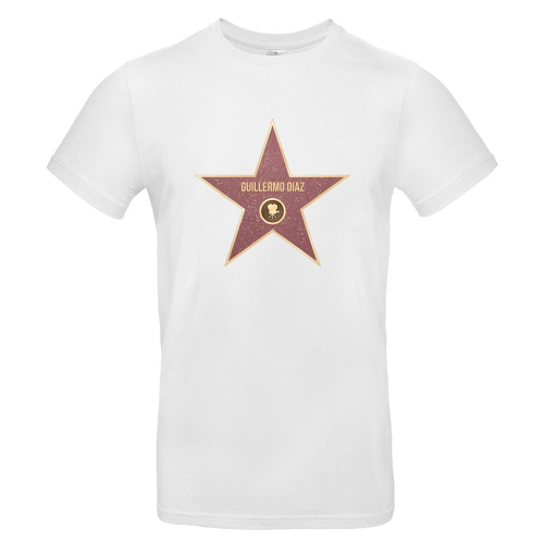 Camiseta hombre Walk of Fame blanco