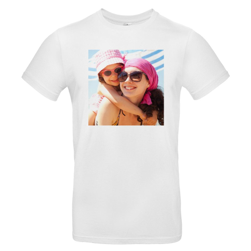 Camiseta hombre con foto blanco