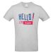 Camiseta hombre HELLO gris