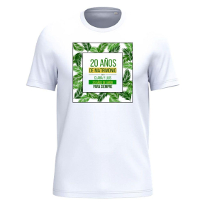 Camiseta mujer personalizada palmeral 100% algodn orgnico