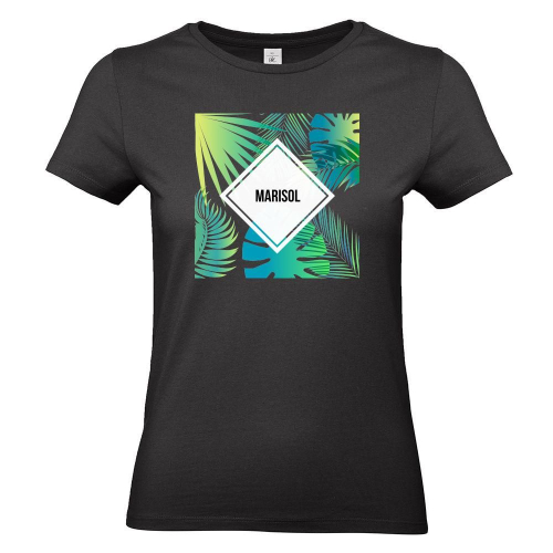 Camiseta mujer Summertime negro