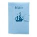 Carpeta medica para bebé con motivo azul claro