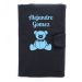 Carpeta medica para bebé con motivo azul marino