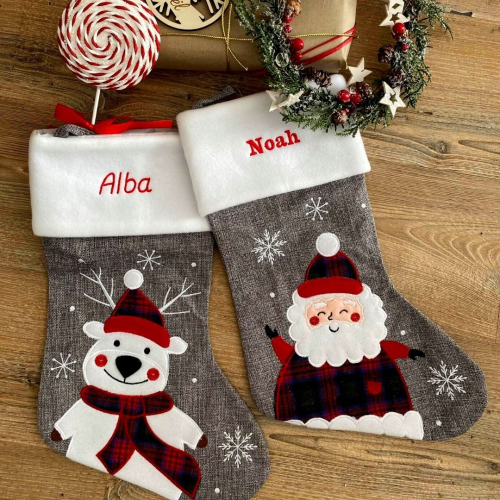 botas de Navidad personalizadas