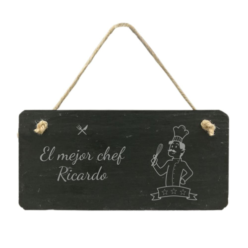 Placa para puerta de cocina personalizada