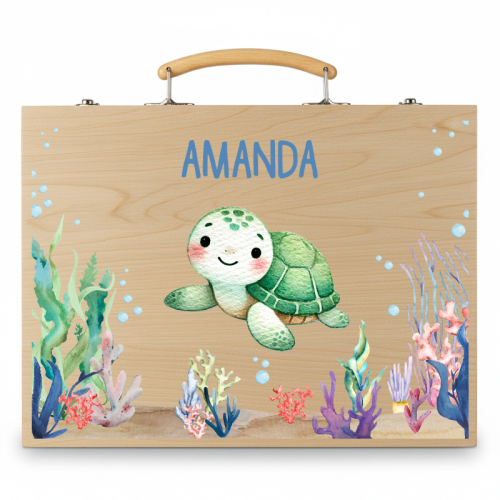 Estuche de dibujo Océano personalizado