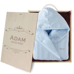Juego de albornoz personalizado para bebé Juego de albornoz personalizado para bebé