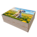 Caja de almacenaje con retrato estilo película de animación 3D Caja de almacenaje con retrato estilo película de animación 3D