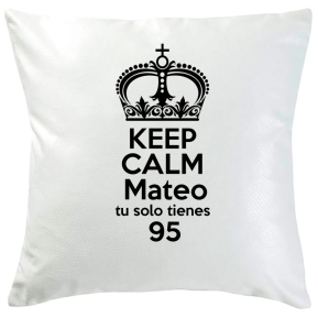 Cojín personalizado Keep Calm Cojín personalizado Keep Calm