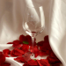 Copa de vino grabada amor