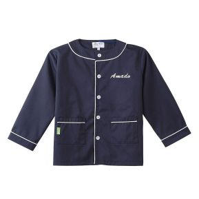 Delantal escolar personalizado tann's azul marino