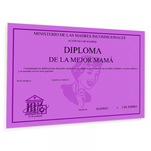Diploma personalizado