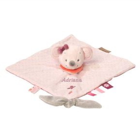 Peluche Raquel, la ratona rosa, personalizada Peluche Raquel, la ratona rosa, personalizada