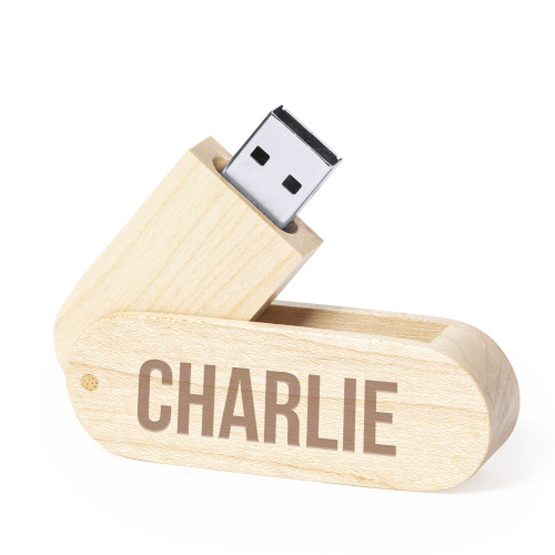 Memoria USB de madera de 16 GB personalizada