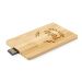 Memoria USB giratoria personalizada de 16 Gb en bambú