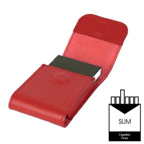 Estuche de cigarrillos SLIM en cuero personalizado