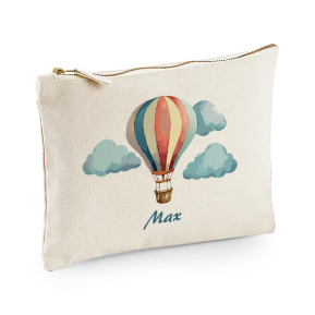 Estuche multiusos personalizado con diseño de globo aerostático Estuche multiusos personalizado con diseño de globo aerostático