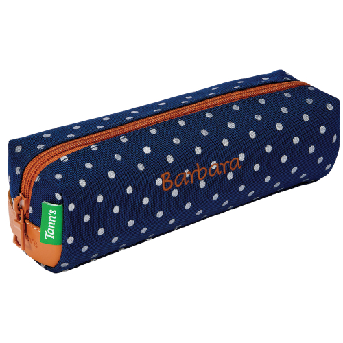 estuche con nombre bordado
