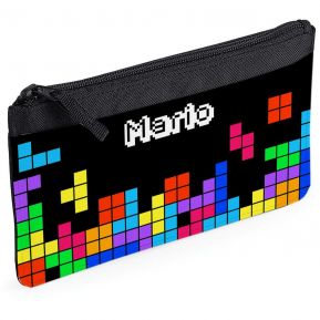 Estuche escolar personalizado tetris