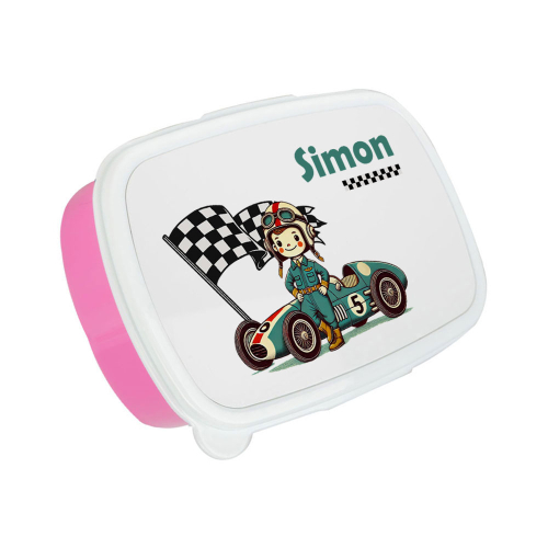 Fiambrera infantil impresa piloto de F1