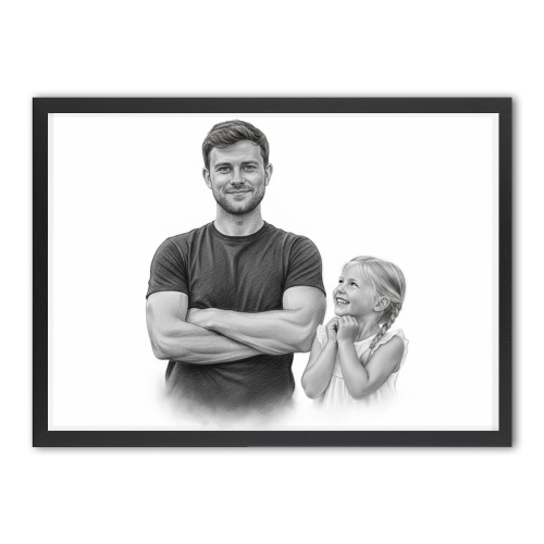 Fotomontaje para un retrato al estilo carboncillo