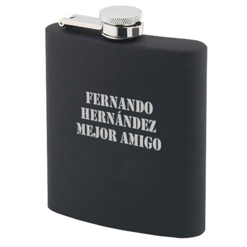 Frasco negro personalizado