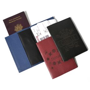 Funda de pasaporte personalizada con nombre