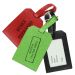 Funda en cuero para etiqueta de viaje grabada sello