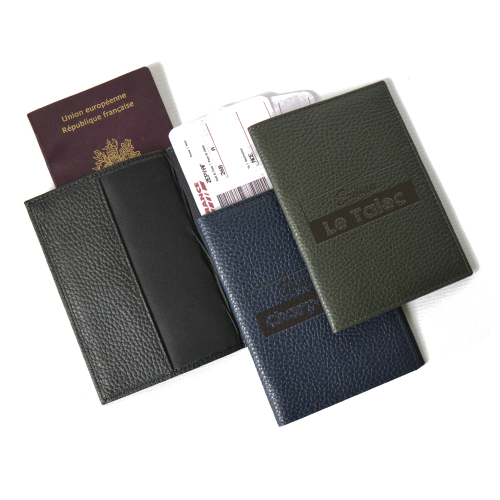 Funda de pasaporte personalizada 2 Líneas