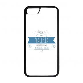 Funda personalizada para smartphone con mensaje soleado