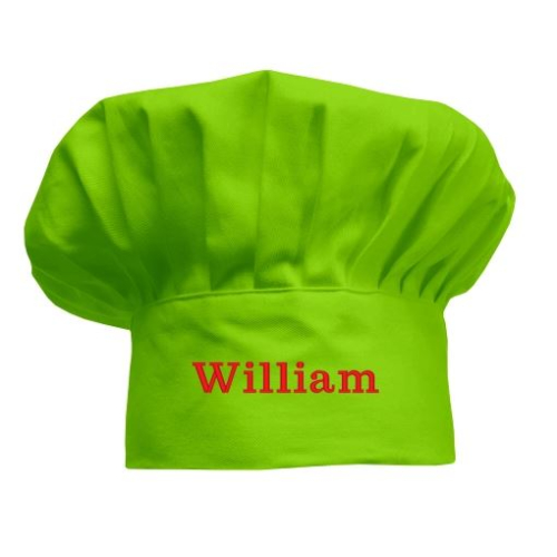 Gorro infantil de cocinero Verde