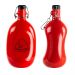 Botella personalizada roja cóncava Le Grand Tétras 
