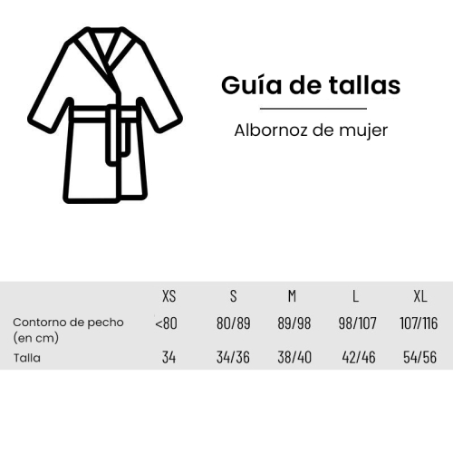 Albornoces personalizados mujer