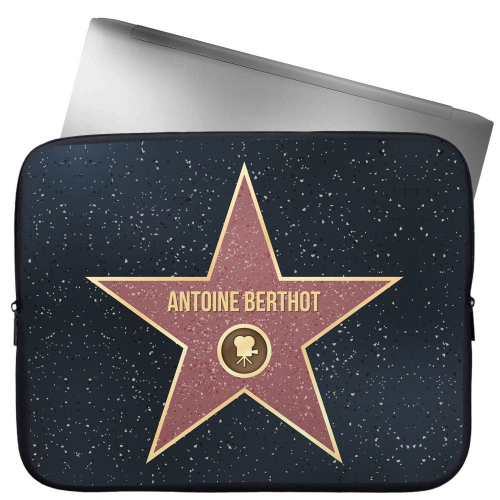 Funda acolchada personalizada Walk of Fame para computador o tablet