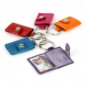 Llavero en cuero para fotos personalizado