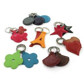 Llavero en cuero personalizado con nombre