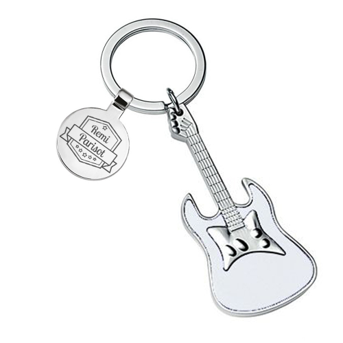 Llavero guitarra personalizado