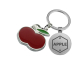 Llavero manzana grabado