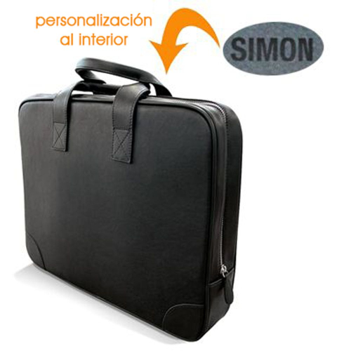 maletín de negocios en cuero personalizado