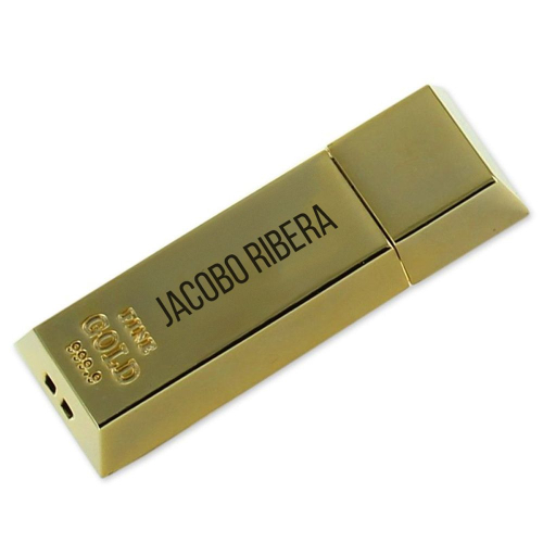 Memoria USB Lingote de Oro