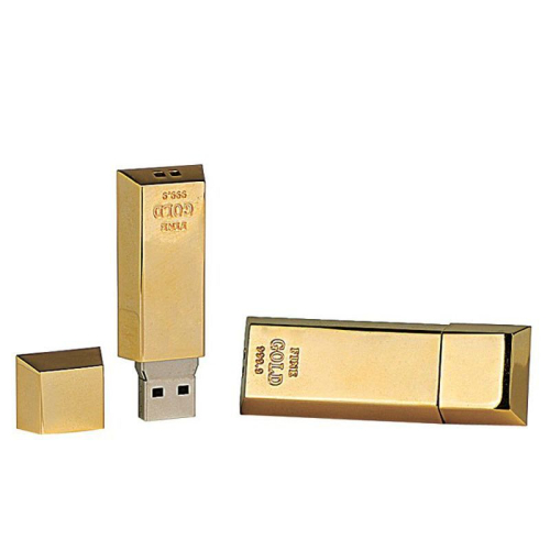 Memoria USB oro personalizada